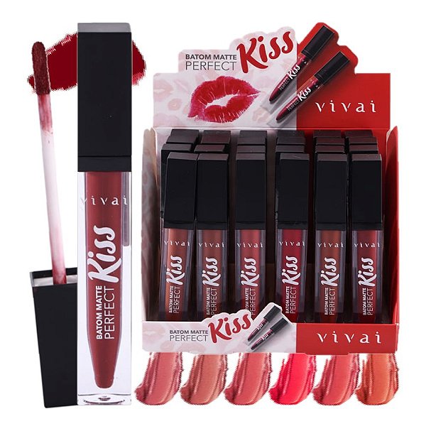Vivai - Batom Liquido Matte Perfect Kiss 3254 - 24 Und