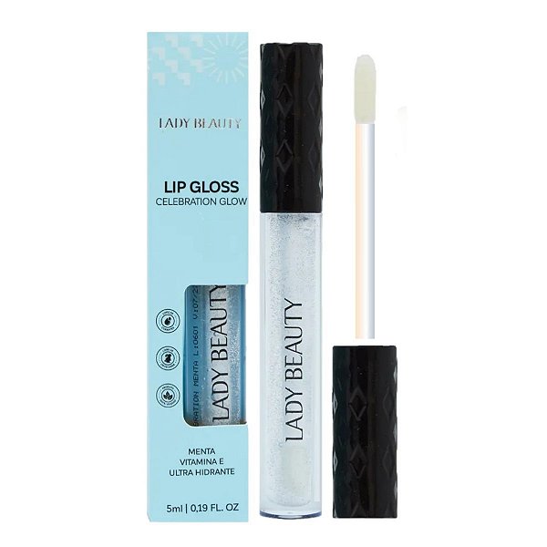 Lady Beauty - Lip Gloss Celebration Glow Menta LB45 - UNIT