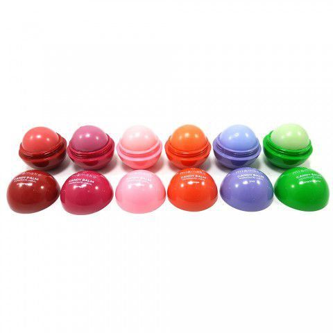 Mia Make - Candy Balm Hidratante Labial  13016 - Kit com 6 unidades Sortidas