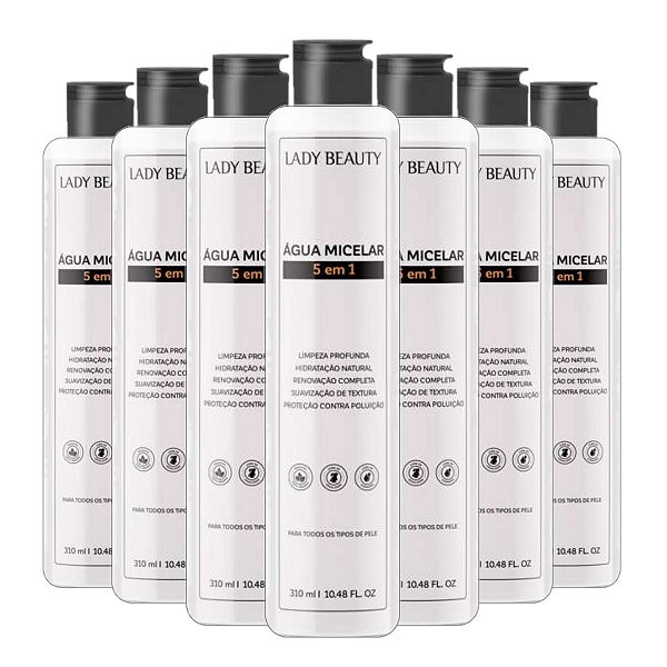 Lady Beauty - Agua Micelar 5 em 1 LB32 - 6 Und