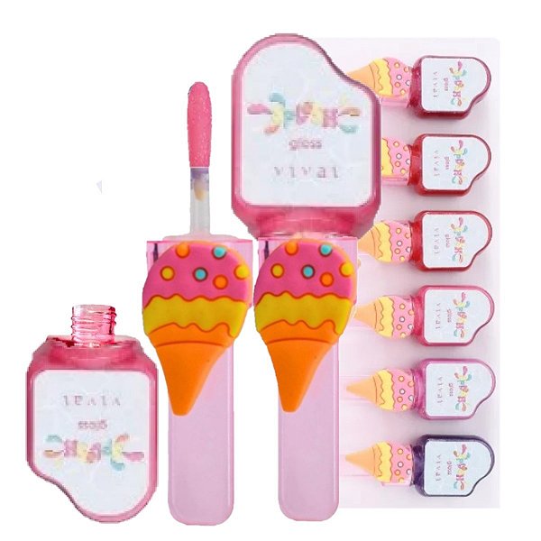 Vivai - Lip Gloss Splash Sorvete 3198 - 6 Und