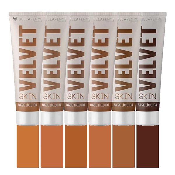 Bella Femme - Base Velvet Skin Tons Escuros BF10078C - 6 Und