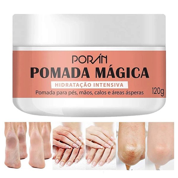 Poran - Pomada Magica Mãos e Pés Rachaduras e Calos PR02