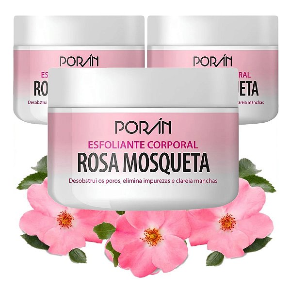 Poran - Esfoliante Corporal Rosa Mosqueta PR57 - 6 Und