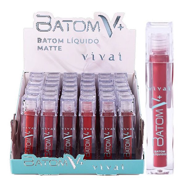 Vivai - Batom Liquido Matte V+ 3241 - 36 Und