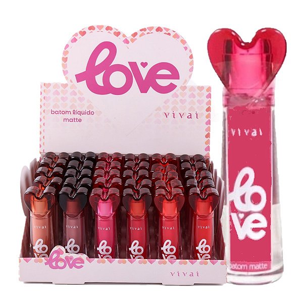 Vivai - Batom Liquido Matte Love Coracao 3246 - 36 Und