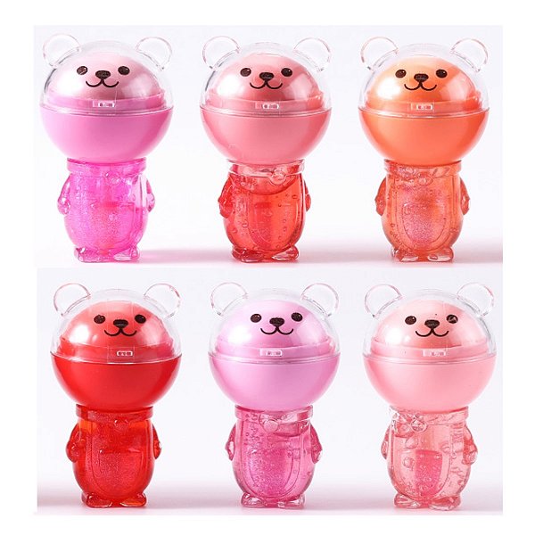 Vivai - Duo Lip Balm e Lip Gloss Teddy 3206 - 6 Und