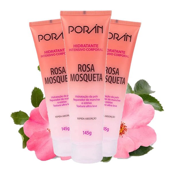 Poran - Hidratante Corporal Rosa Mosqueta PR51 - 6 Und