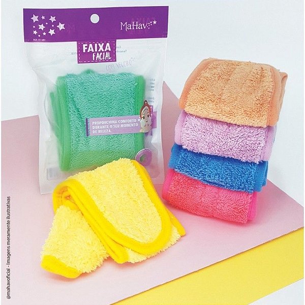 Mahav - Faixa Facial com Velcro Prende Cabelo
