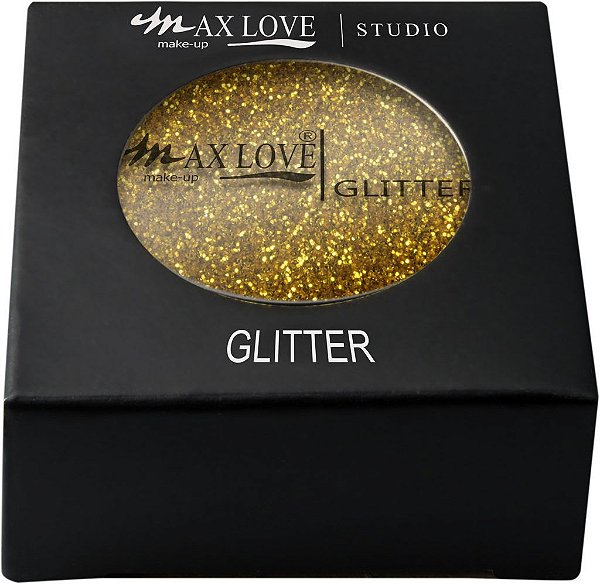 Max Love - Sombra Glitter  Cor 17 Dourada