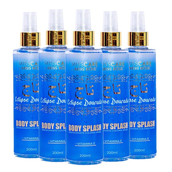 Miss Rose - Body Splash Arabe Eclipse Dourado - 6 Und