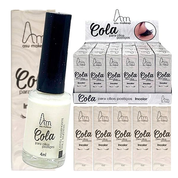 Asu - Cola Para Cilios Posticos Incolor ASU043 - 24 Und