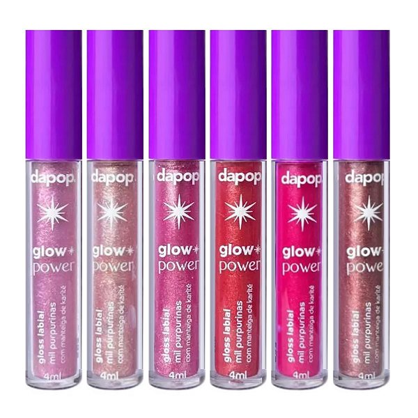 Dapop - Lip Gloss Glow Power DP2273 - 6 Und
