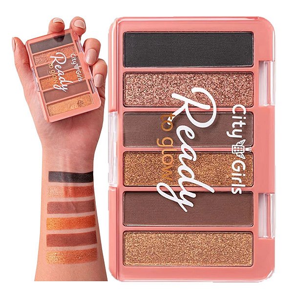 City Girls - Paleta de Sombras Ready to Glow CG334 - Cor B