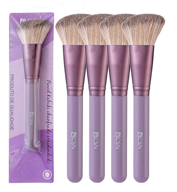 CSN - Pincel Para Blush Kabuki Chanfrado CP43F - 6 Und