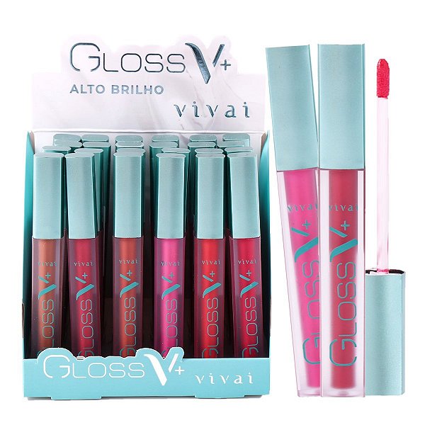 Vivai - Lip Gloss Alto Brilho V+ 3256 - 24 Und