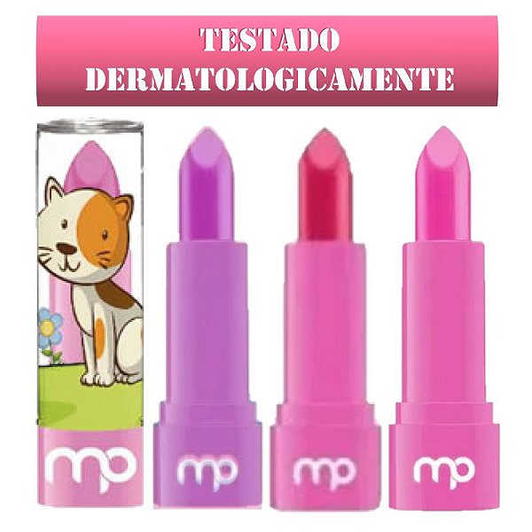 Maria Pink - Batom Infantil Gatinho MP10002 - 6 und