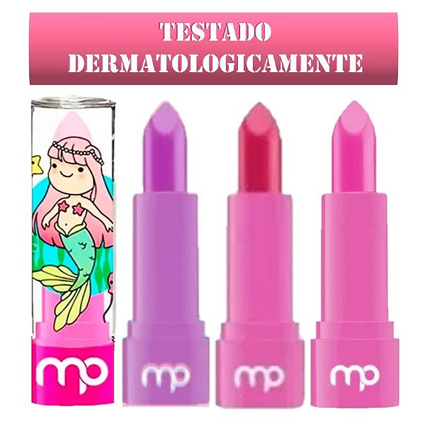 Maria Pink - Batom Infantil Sereia MP10005 - 6 und