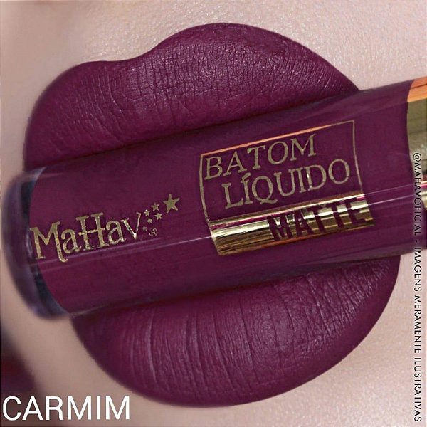 Mahav - Batom Liquido Matte Carmim
