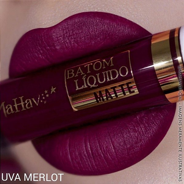 Mahav - Batom Liquido Uva Merlot