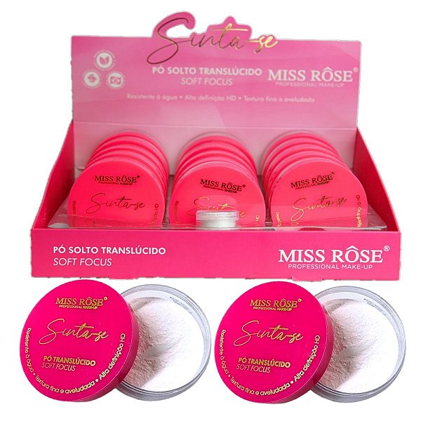 Miss Rose - Po Translucido HD Vegano Sinta-se MR082C - 15 Un