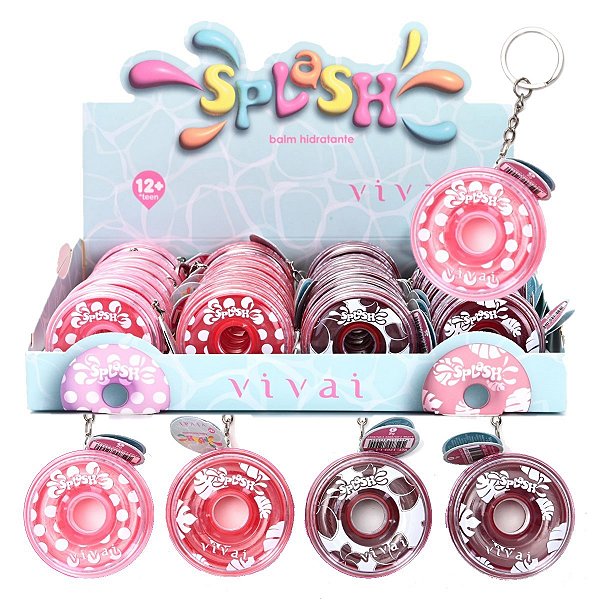 Vivai - Lip Balm Hidratante Teen Splash Chaveiro - 24 Und