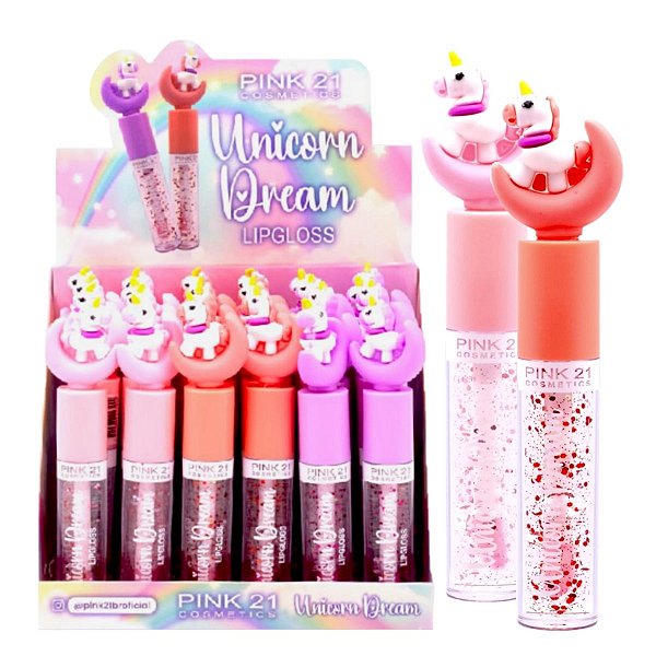 Pink 21 - Lip GLoss Unicorn Dream CS3747 - 24 Und