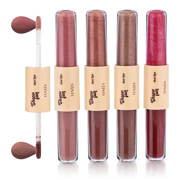 Fenzza - Duo Lips Choco Batom e Gloss FZ20096 - 4 Und