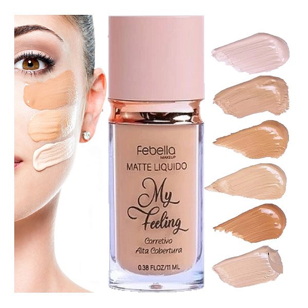 Febella - Corretivo Liquido Matte My Feeling CL5094 - 6 Und