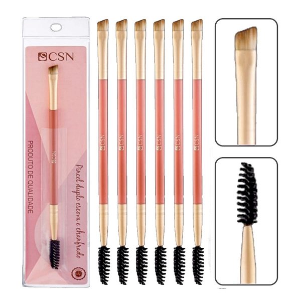 CSN - Pincel Duplo Escova e Chanfrado CP48G - 12 Und