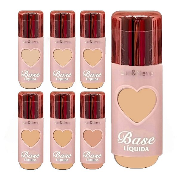 Lua e Neve - Base Tons Claros Lovers LN02503 (A) - 6 Und