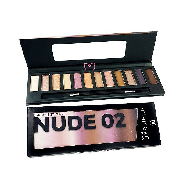 Paleta de Sombras Mia Make Nude 02