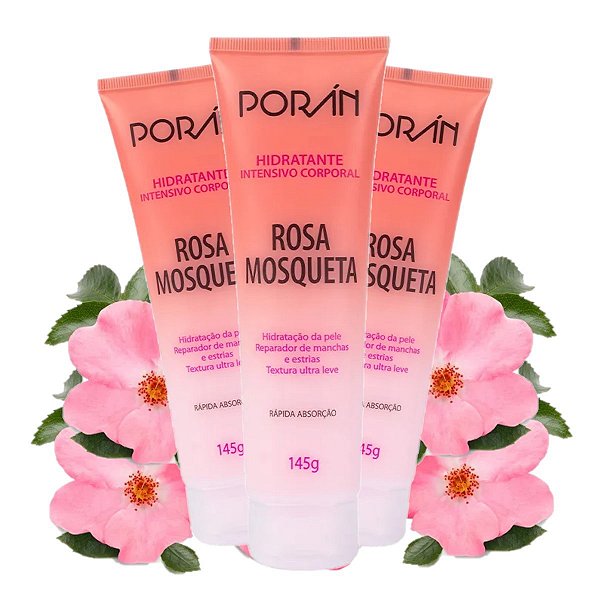Poran - Hidratante Corporal Rosa Mosqueta PR51 - 12 Und