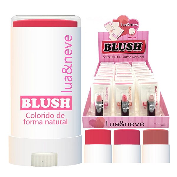Lua e Neve - Blush Bastão Stick LN02334 B - 24 Und (B)