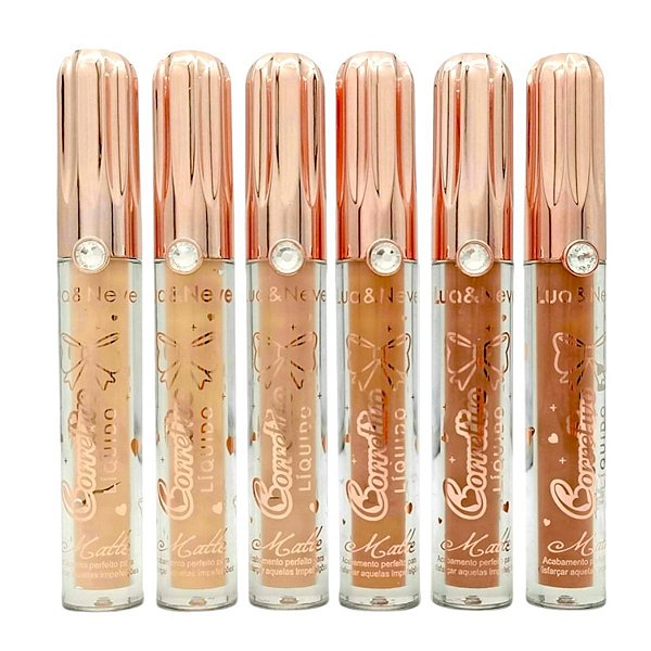 Lua e Neve - Corretivo Liquido Matte Diamante LN02524 - 6 UN
