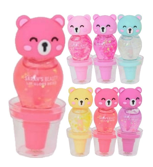 Sarahs - Lip Gloss Urso Bear S6356 - 6 Und