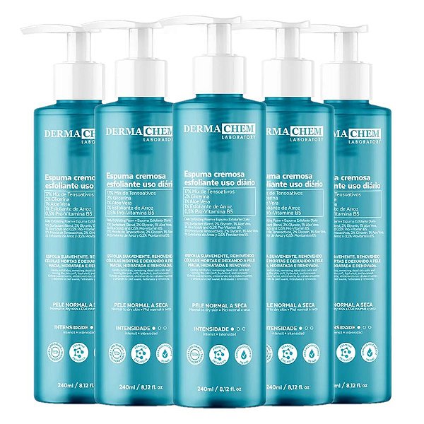 Dermachem - Espuma Cremosa Esfoliante - 6 Und