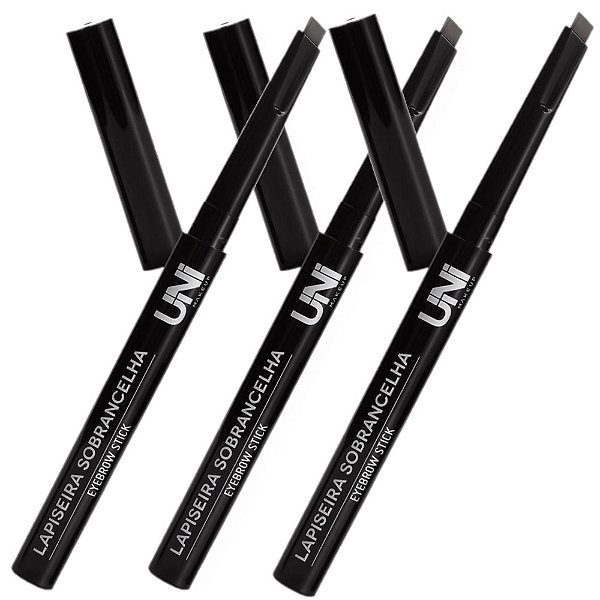 Uni Makeup - Lapis Retratil Sobrancelha Universal - 6 Unid