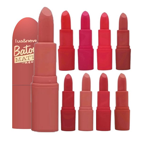 Lua e Neve - Batom Matte Red Lip LN02259 - 8 Und