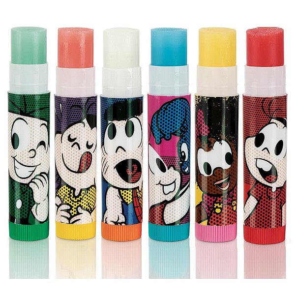 Turma da Monica - Lip Balm Bastao Hipoalergênico - 12 Unid