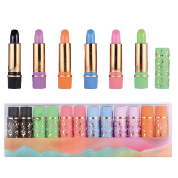 Febella - Batom 24 Horas Colorido - Cartela C/12 Unid