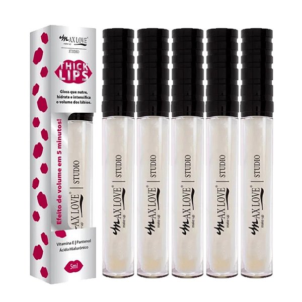 Max Love - Gloss Thick Lips Volume Vegano COR 204 - 6 Und