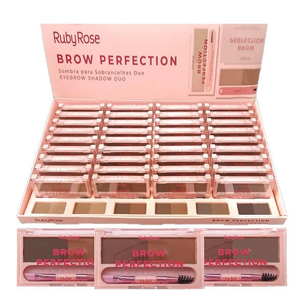 Ruby Rose - Sombra para Sobrancelha Brow E2501 - Box C/36 Un