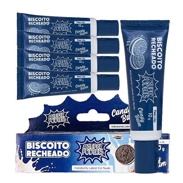 Super Poderes - Candy Balm Biscoito Recheado HLSP09 - 6 Und