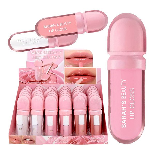 Sarahs - Lip Gloss Volume Aumenta os Labios S6569 - 36 Und