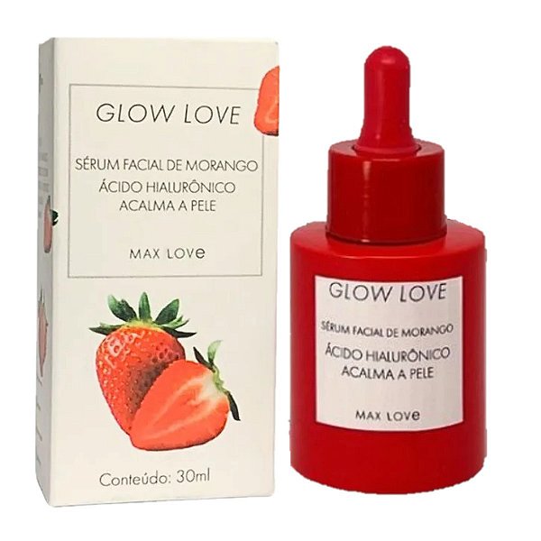Max Love - Serum Glow Love Morango Vegano