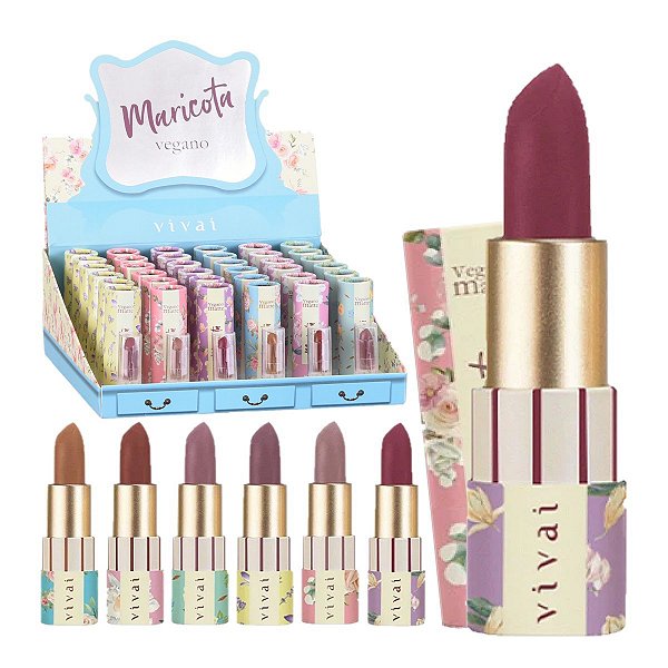 Vivai - Batom Vegano Matte Maricota 3024 - 36 UND