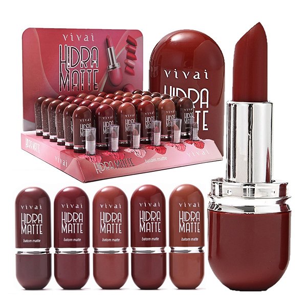 Vivai - Batom Hidra Matte Luxo 3146 - 36 Und