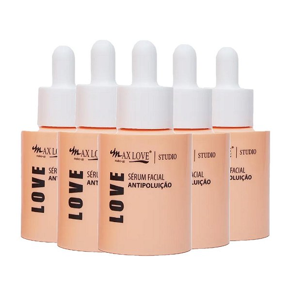 Max Love - Serum Facial Hidratante Antipoluição - 6 Und