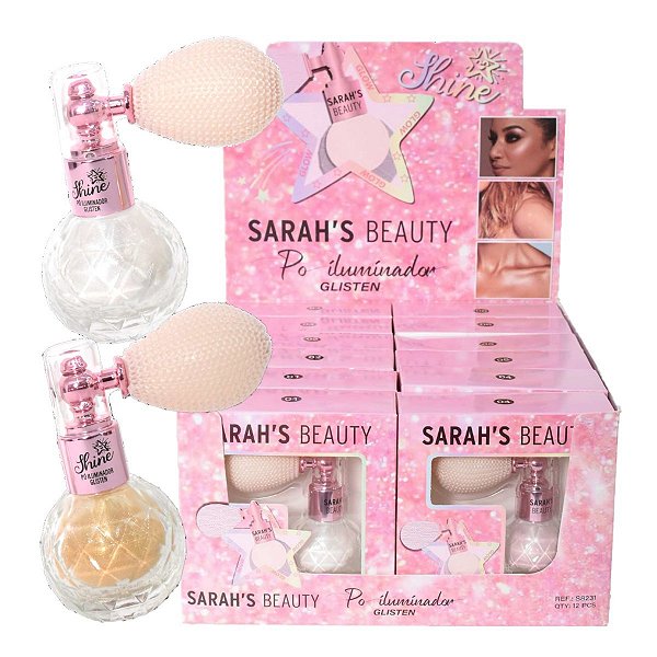 Sarahs - Iluminador Retro com Borrifador S8231 - 12 Und